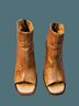 BED|STU 100% Leather Solid Tan Ankle Boots Size 7 - photo 4