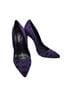 Schutz 100% Leather Purple Heels Size 8 - photo 1