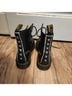 Dr. Martens 100% Leather Black Boots Size 7 - photo 4