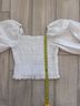 Maeve 100% Cotton White 3/4 Sleeve Blouse Size XL - photo 8