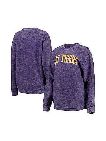 Pressbox by Royce Apparel Comfy Cord Vintage Wash Basic Arch Pullover Pullover Sweater (view 1)