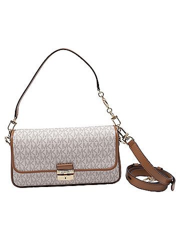 Michael Kors Michael Kors Small Bradshaw Convertible Bag in Multicolor Canvas &amp; Leather (view 1)