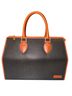Bally Black Orange Leather Satchel One size - photo 1