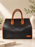 Bally Black Orange Leather Satchel One size - photo 9