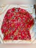 Johnny Was 100% Cupramonium 70% Cotton 30% Silk Floral Red Pink Blazer Size L - photo 12