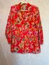 Johnny Was 100% Cupramonium 70% Cotton 30% Silk Floral Red Pink Blazer Size L - photo 5