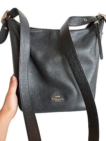 Coach Val Duffle Leather Shoulder Bag (view 1)