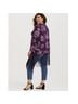 Torrid Floral Purple Blue Shrug Size XL - photo 8