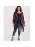 Torrid Floral Purple Blue Shrug Size XL - photo 7