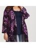 Torrid Floral Purple Blue Shrug Size XL - photo 10