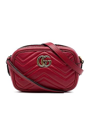 Gucci Mini GG Marmont Matelasse Leather Crossbody (view 1)