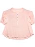 Pol 100% Polyester Solid Orange Pink 3/4 Sleeve Top Size S - photo 1