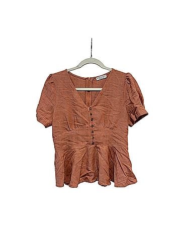 Paper Crane Short Sleeve Blouse (view 1)