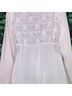 The Limited Solid Floral White Long Sleeve T-Shirt Size M - photo 12