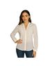 The Limited Solid Floral White Long Sleeve T-Shirt Size M - photo 3