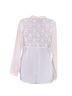 The Limited Solid Floral White Long Sleeve T-Shirt Size M - photo 2