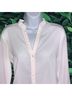 The Limited Solid Floral White Long Sleeve T-Shirt Size M - photo 4
