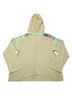Pol Floral Multi Color Green Tan Pullover Hoodie Size S - photo 2