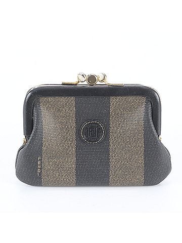 Fendi Fendi Pecan Leather Wallet/Coin Purse, Compact Wallet for Women (view 1)