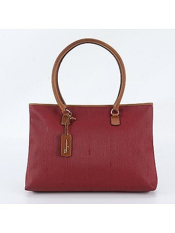 Salvatore Ferragamo Salvatore Ferragamo AG21 2197 Leather Tote Bag Shoulder Handbag for Women (view 1)