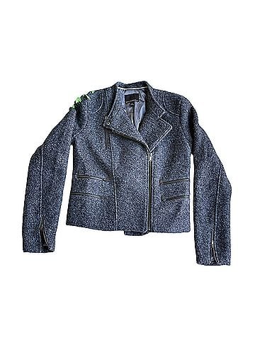 Banana Republic Textured Asymmetrical Zip Jacket Jacket (view 1)