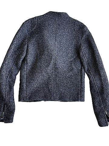 Banana Republic Textured Asymmetrical Zip Jacket Jacket (view 2)