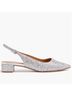 J.Crew Factory Store 100% Polyurethane 100% Leather 100% Leather Silver Flats Size 7 1/2 - photo 3