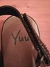 Yuu Black Sandals Size 9 - photo 3