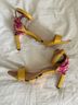 Ted Baker London Floral Yellow Sandals Size 7 1/2 - photo 3