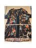 Johnny Was 100% Rayon 100% Polyester Floral Black Blue 3/4 Sleeve Blouse Size S - photo 7