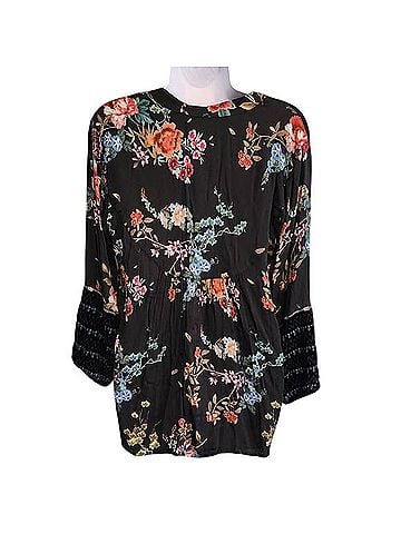 Johnny Was 3/4 Sleeve Blouse (view 2)