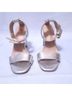 BCBGeneration 100% Faux Leather Gray Sandals Size 6 - photo 3