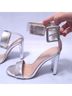BCBGeneration 100% Faux Leather Gray Sandals Size 6 - photo 6