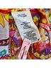Soft Surroundings 100% Polyester Paisley Red Yellow Green Button-Down Shirt Size M - photo 4