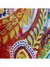 Soft Surroundings 100% Polyester Paisley Red Yellow Green Button-Down Shirt Size M - photo 6