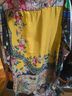 Johnny Was 100% Silk Floral Multi Color 3/4 Sleeve Button-Down Shirt Size M - photo 4