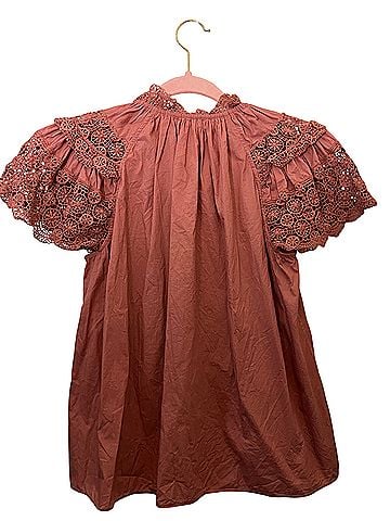 Ulla Johnson Elsie Short Sleeve Blouse (view 2)