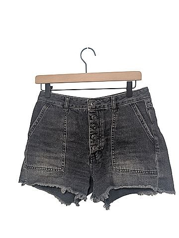 Free People Jesse Jean Carpenter Denim Shorts (view 1)