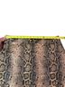 Express 100% Polyester Snake Print Pink Black Casual Skirt Size 12 - photo 2