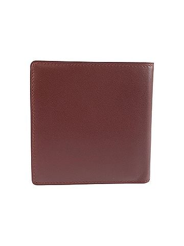 Cartier CARTIER Cartier Must Line Bordeaux Wine Red Gold Hardware Leather Folding Wallet Compact for Men (view 2)