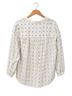 Madewell 100% Cotton White Blue Blouse Size S - photo 2