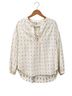 Madewell 100% Cotton White Blue Blouse Size S - photo 1
