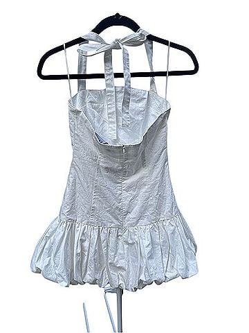 Lioness Tie-Strap Ruffle-Hem Mini Dress Casual Dress (view 2)