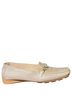 Stuart Weitzman 100% Leather Gold Flats Size 10 - photo 1