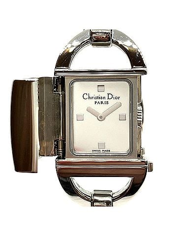 Christian Dior Christian Dior Pandiora watch, total weight 46g, stainless steel, quartz movement, silver dial, D78-100 (view 1)