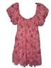 B. Darlin 100% Polyester 100% Polyester Floral Pink Casual Dress Size 5 - photo 2