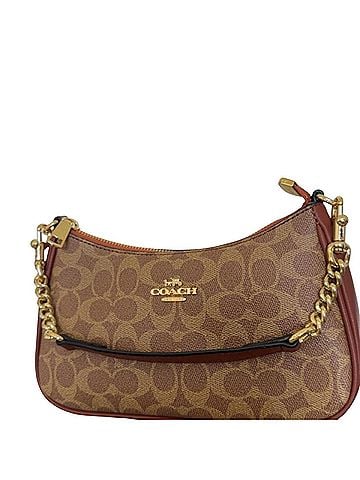 Coach Regular Teri Leather Shoulder Bag (view 1)