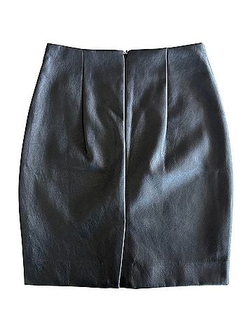 J.Crew Pencil Skirt Faux Leather Skirt (view 2)