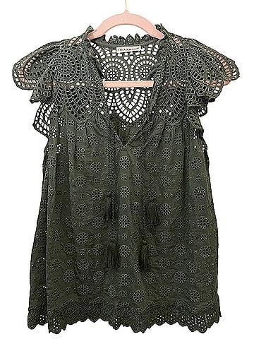 Ulla Johnson Calliope Short Sleeve Blouse (view 1)