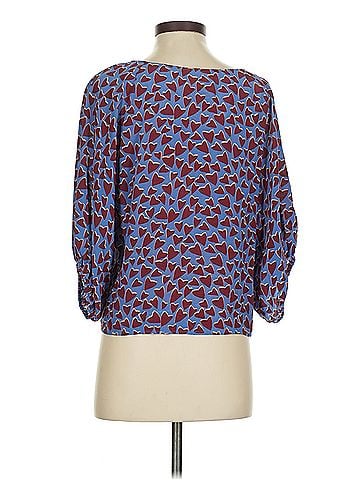 Maeve Maeve 3/4 Sleeve Silk Top (view 1)